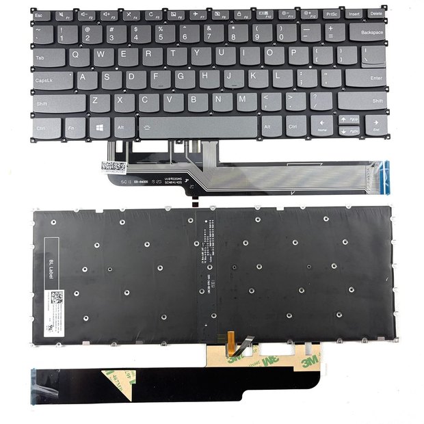 US Backlit Laptop Keyboard for Lenovo IdeaPad S540-14IWL, S540-14IML, S540-14IIL, S540-14API, Air 14 2019, Yoga 340-14