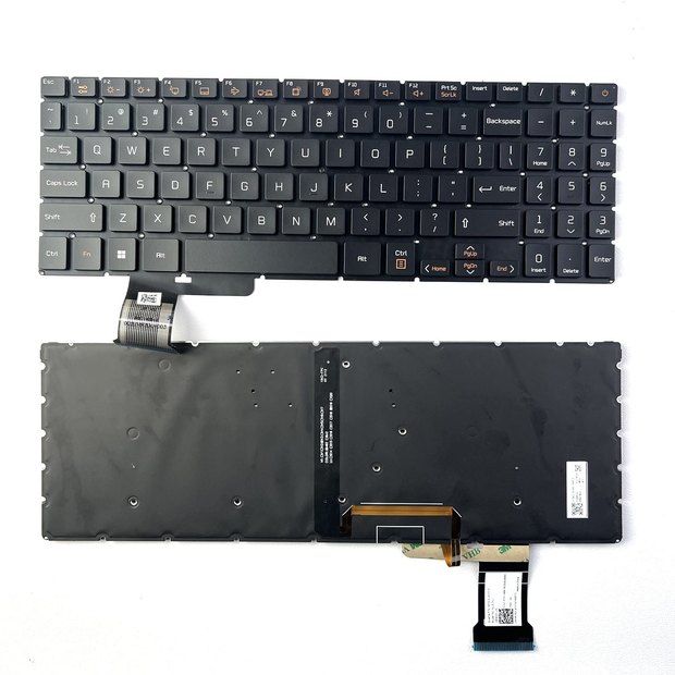 US Backlit Laptop Keyboard for Quanta Model NLENLI WBM19G33USJ920W AENLEU01010 WBM19G3
