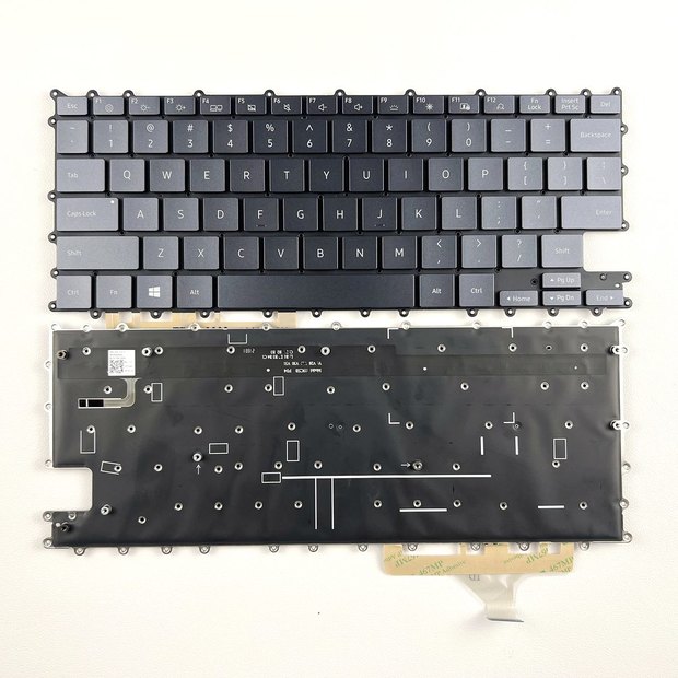 US Backlit Laptop Keyboard for Samsung Galaxy Book Flex Alpha NP730QCJ NP 730QCJ NP730QCJ-K01US NP730QCJ-K02US NP730QDA NP730QDA-KA1US Series Replacement