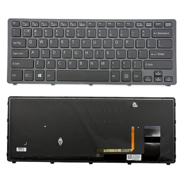 US Backlit Laptop Keyboard Replacement for Sony VAIO Fit 14A SVF14N SVF14NA1UL SVF14N190X SVF14N23CXB SVF14N23CXP SVF14N2APXS SVF14N16CXB SVF14N13CXB SVF14N16CXS Series