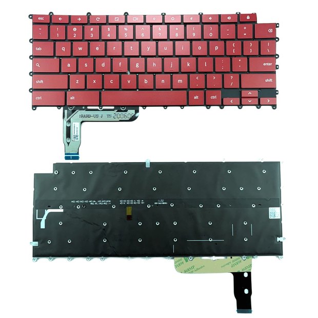 US Backlit Red Laptop Keyboard For Samsung Chromebook XE930QCA 930QCA 19A9B-US BA5904429A