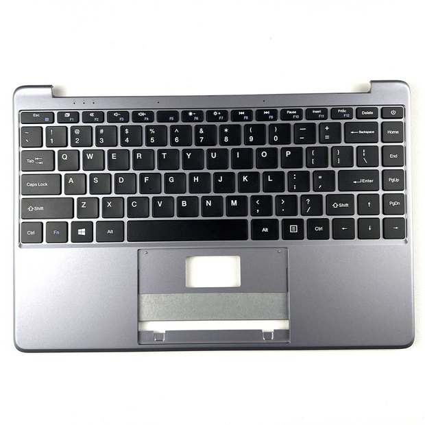 US Gery Silver Palmrest Laptop Keyboard For TeclastTaidian F7 Plus 2 Plus II Notebook Keyboard Fit XK-HS122 MB3181005 PRIDE-K3893 YMS-0177-C Series -1_new