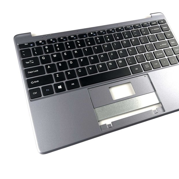 US Gery Silver Palmrest Laptop Keyboard For TeclastTaidian F7 Plus 2 Plus II Notebook Keyboard Fit XK-HS122 MB3181005 PRIDE-K3893 YMS-0177-C Series -3_new