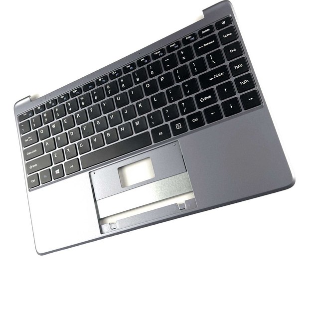 US Gery Silver Palmrest Laptop Keyboard For TeclastTaidian F7 Plus 2 Plus II Notebook Keyboard Fit XK-HS122 MB3181005 PRIDE-K3893 YMS-0177-C Series -4_new