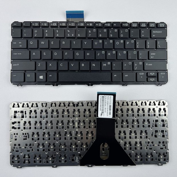US Laptop Keyboard FOR HP ProBook 11 EE G1 US black keyboard no frame 814342-001