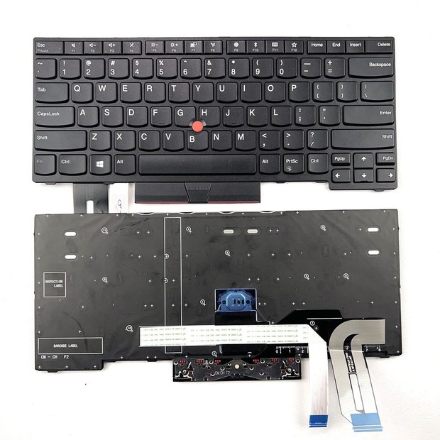 US Laptop Keyboard For IBM Thinkpad E480 E485 E490 E495 L380 L390 L480 L490 Series