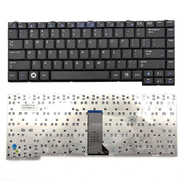 US Laptop Keyboard For Samsung Q308 Q310 Series Black
