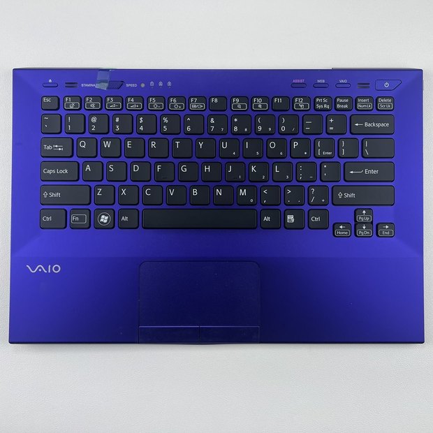 US Palmrest Laptop Keyboard For SONY VAIO VPC-SA VPC-SB VPC-SC VPC-SD Series Blue