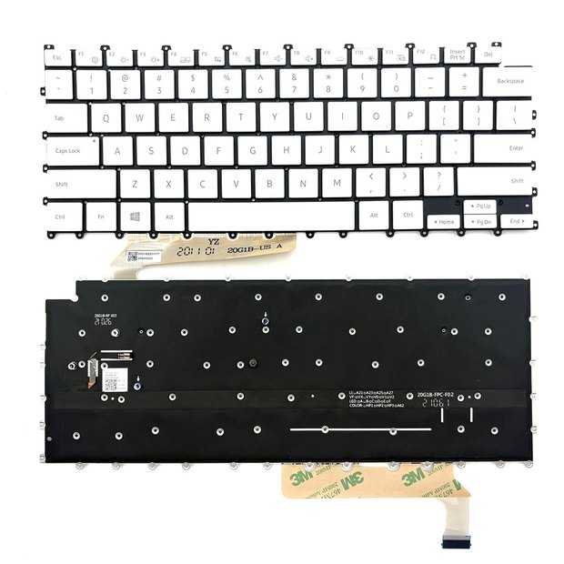 US White Backlit Laptop Keyboard For Samsung Galaxy book NP930XDB 930XDB NP930XDB-KD1US Series 20G1