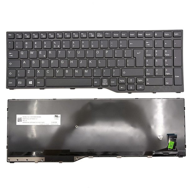 US-Int Laptop Keyboard For Fujitsu LifeBook A3510 A3511 Series