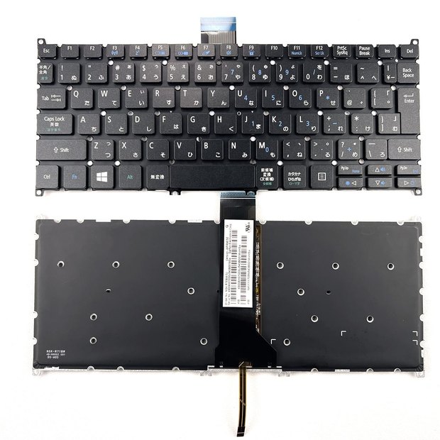 For Acer Aspire V5 122 V5-122P V5-132 132P V13 V3-371 E11 E3-112 E3-111 R3-131 N15W5シリーズ用 日本語ブラックバックライト付きノートパソコンキーボード