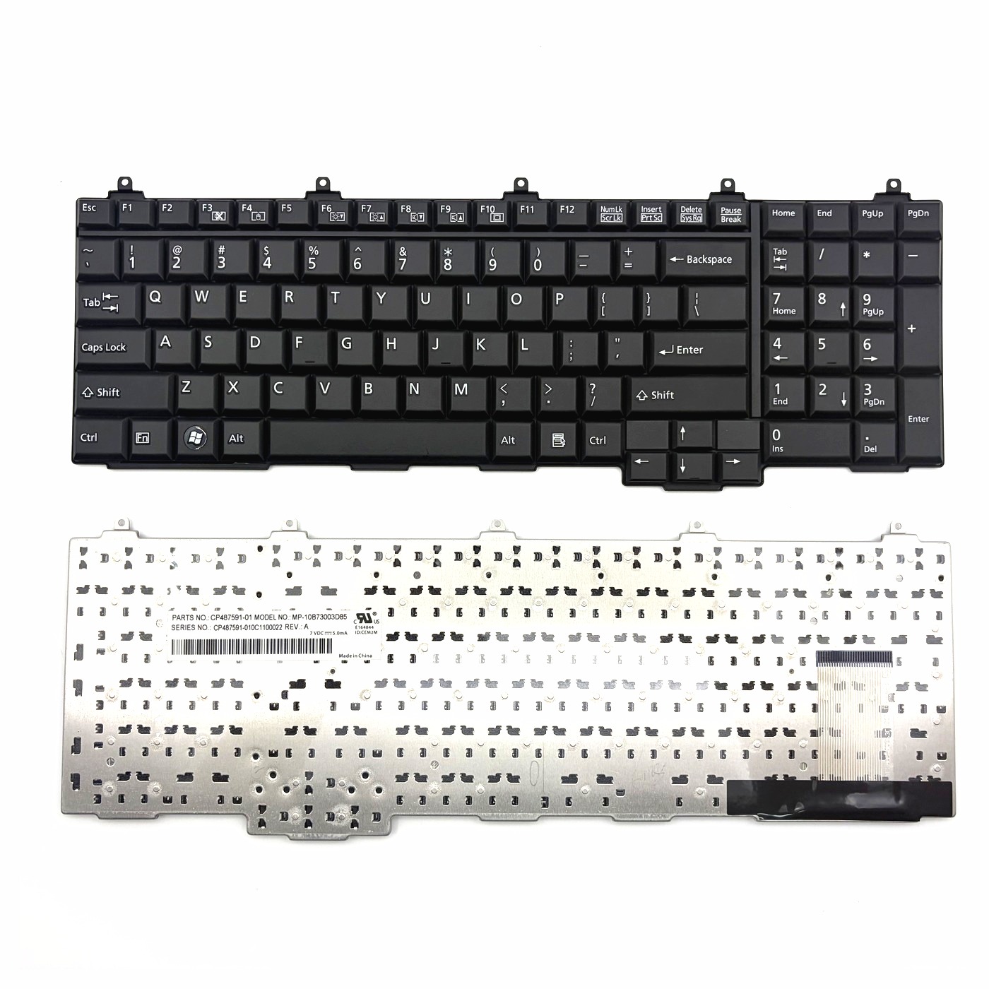 US Laptop Keyboard For Fujitsu Lifebook AH551 AH572 Series CP487591-01