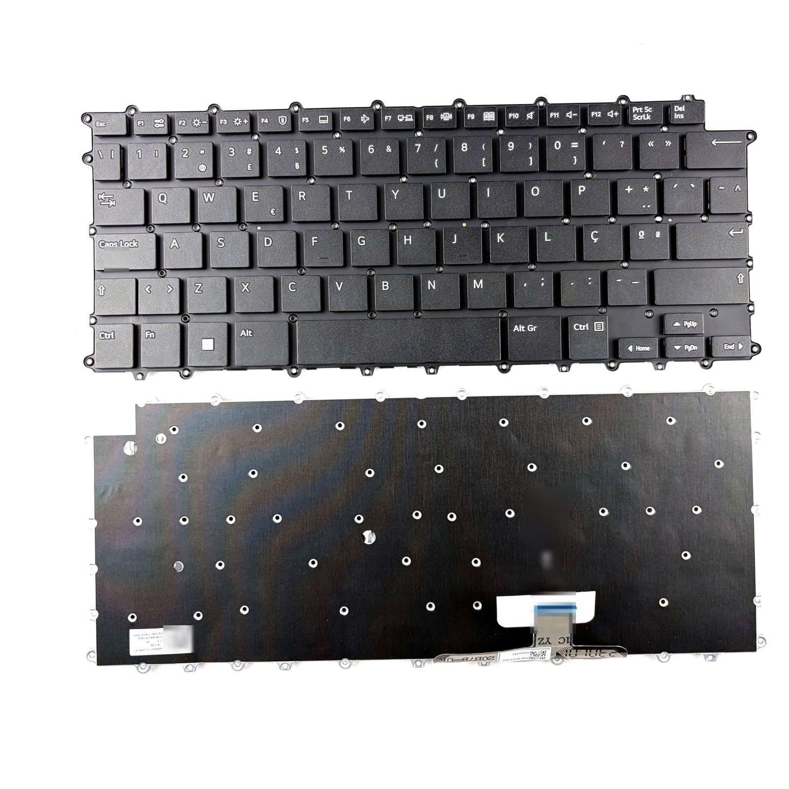 Portuguese Non-Backlit Laptop Keyboard Frameless Without Frame For LG 14U70Q 14U70Q-G 14U70Q-N Series — Needs C-cover