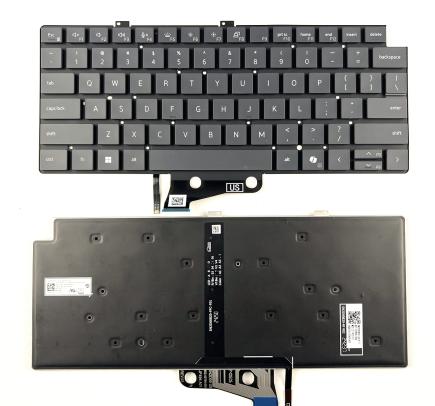 US/UK Backlit Laptop Keyboard For Dell Pro 13 Plus PB13250 PB13255 P194G P195G DPN 09T0FV Series
