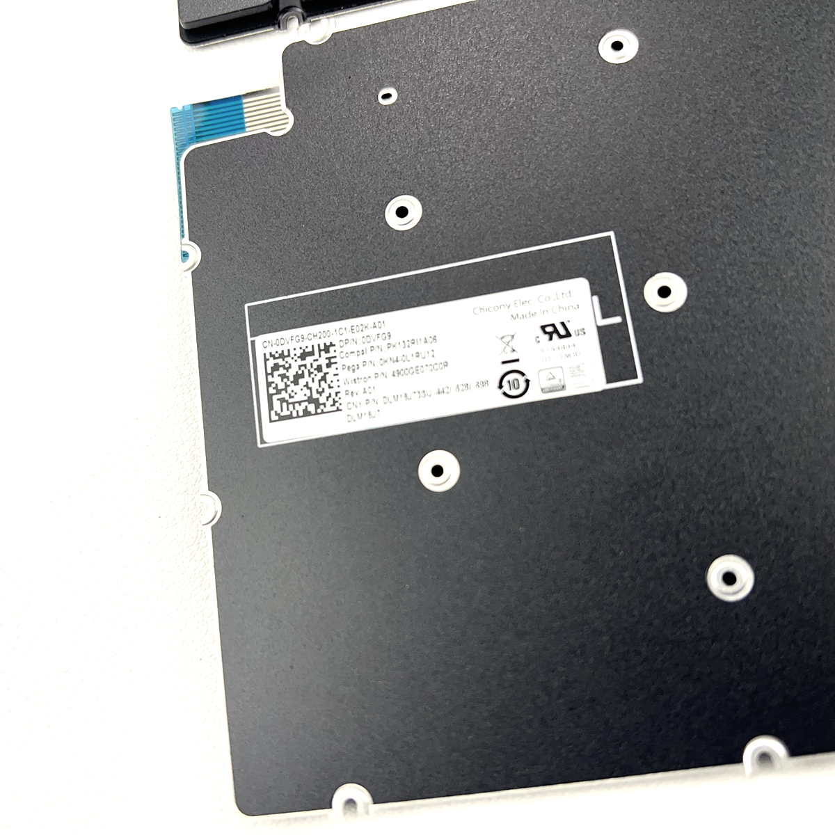 Russian Laptop Keyboard for Dell Inspiron 15 5584 5590 5593 5594 5598 P85F P90F Series -4