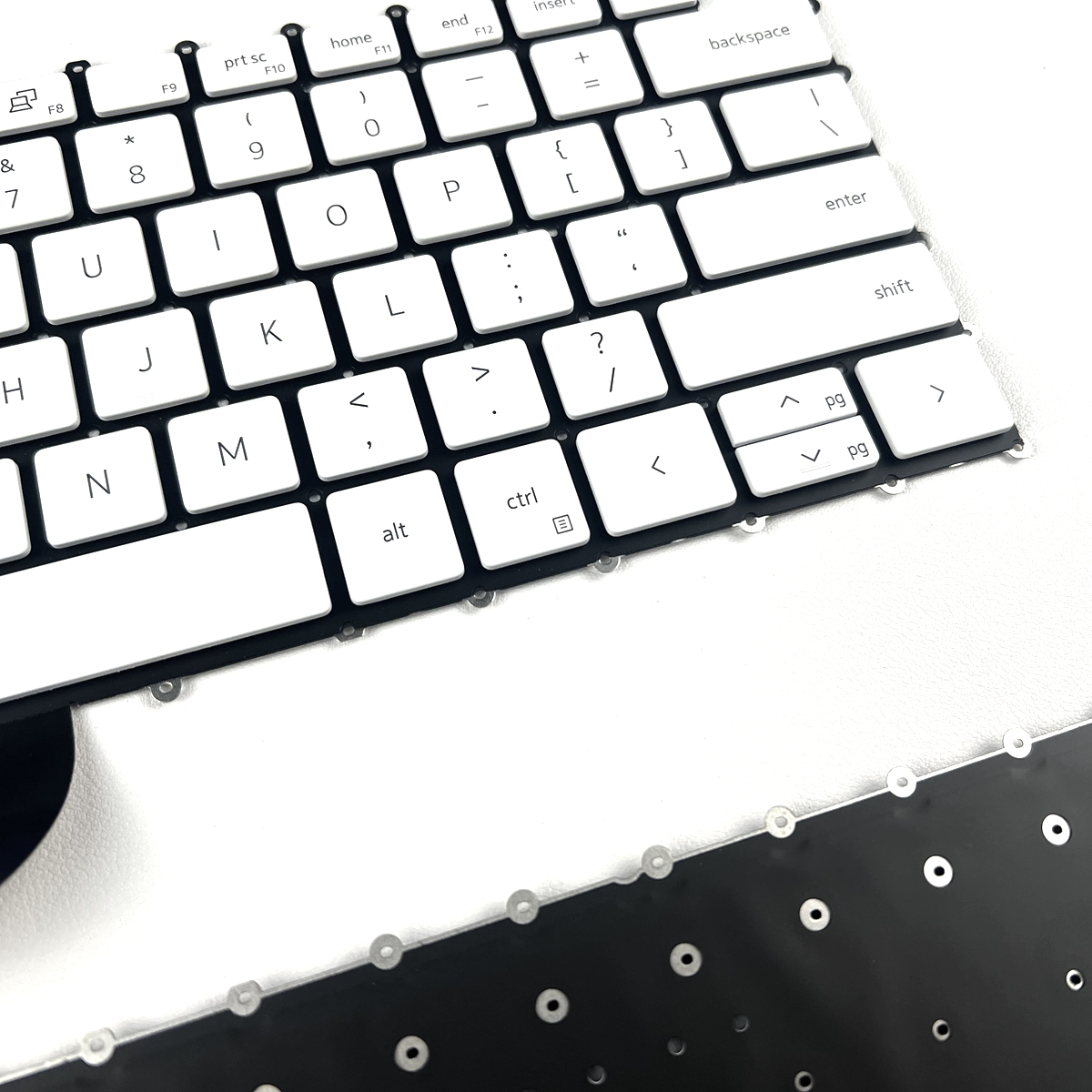 New US Layout Replacement Keyboard Compatible with Dell XPS 9500 9510 9520 P91F 9700 9710 9720 P92F Precision 5550 5560 5750 5760 2R30J 02R30J with Backlit(With Indian Rupee characters) -2