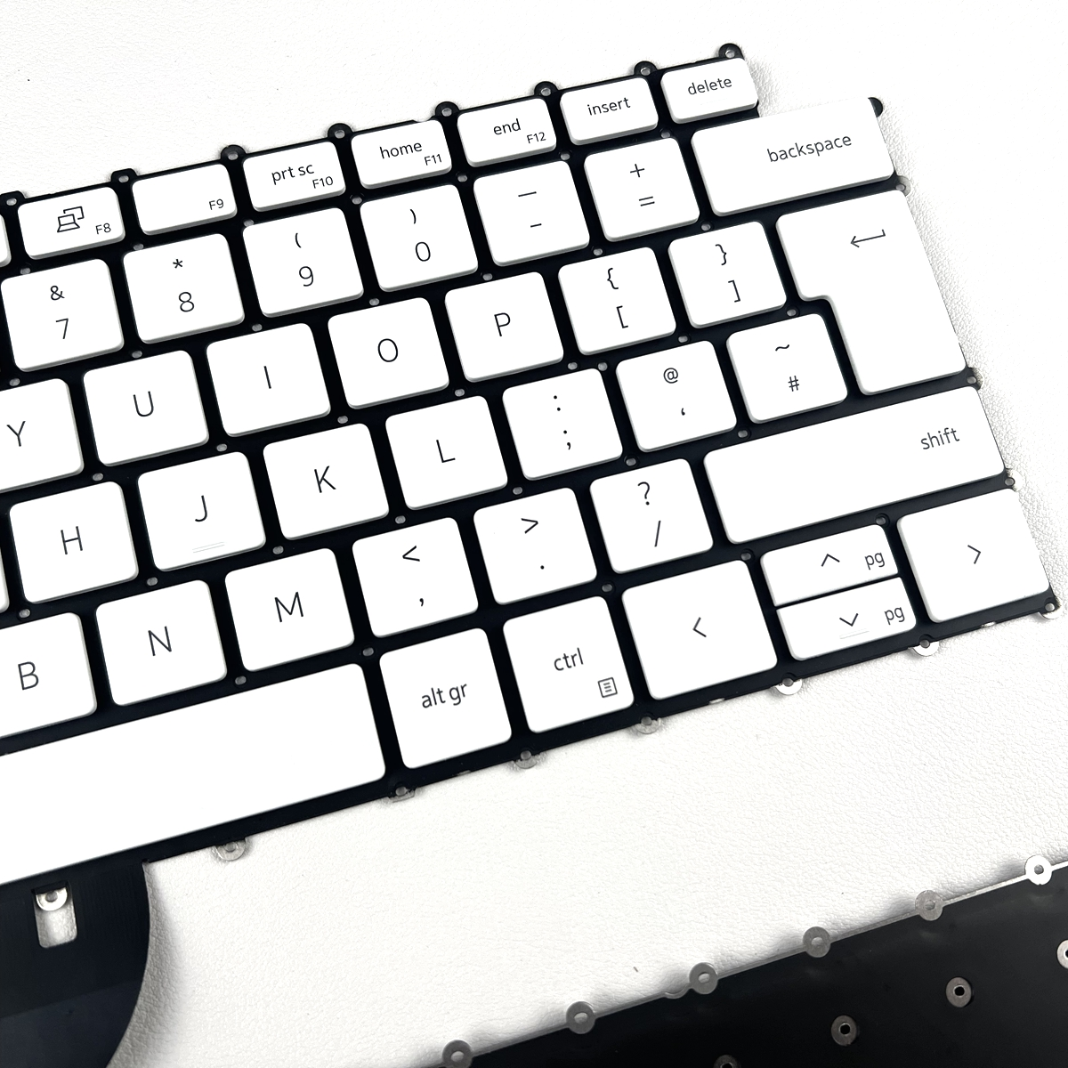 New UK Layout Replacement Keyboard Compatible with Dell XPS 9500 9510 9520 P91F 9700 9710 9720 P92F Precision 5550 5560 5750 5760 2R30J 02R30J with Backlit -4