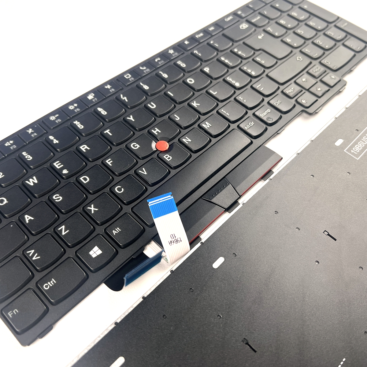 Laptop Replacement Keyboard Compatible with Lenovo Thinkpad L15 (Type 20U3, 20U4 20U7, 20U8) L15 1st Gen 2 15.6 (Type 20X3 20X4 20X7, 20X8) Italian Black With Point Layout -4